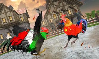 Farm Rooster Fighting Chicks 2 ポスター