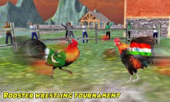 Farm Rooster Fighting Chicks 1 スクリーンショット 1