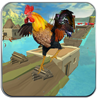 Farm Rooster Stunts & Water Run 🐓🐓 icono