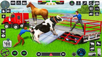 Farm Animals Transport Truck स्क्रीनशॉट 1