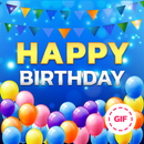 เค้กวันเกิดพร้อมคําอวยพร + Gif aplikacja