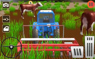 Hard Tractor Farming Game poster