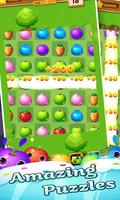 sweet fruit Kandy Match fruit game - fruit plum Affiche