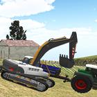 Excavator Tractor Farming Game icône