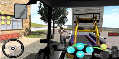 Excavator Tractor Farming Game الملصق