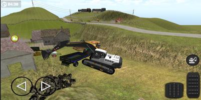 Excavator Tractor Farming Game تصوير الشاشة 1