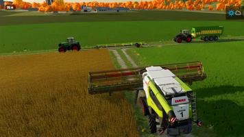 Farming simulator:tractor farm Affiche