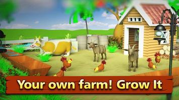 Village Farming Games Offline ポスター