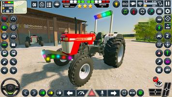 simulator truk pertanian berat poster