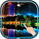 Water Drop Night City icon