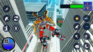 मेच फ्लाइंग रोबोट कार गेम्स स्क्रीनशॉट 3