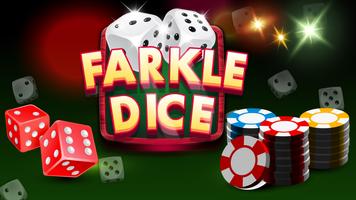 Poster Farkle Dice Merge Game