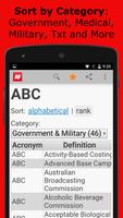 Acronym Finder syot layar 1