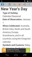 Holiday Calendar by Farlex Screenshot 1