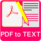 PDF Convert to Text icono