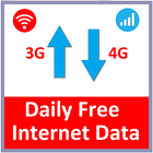 Daily Free internet data 10 GB for all countries आइकन
