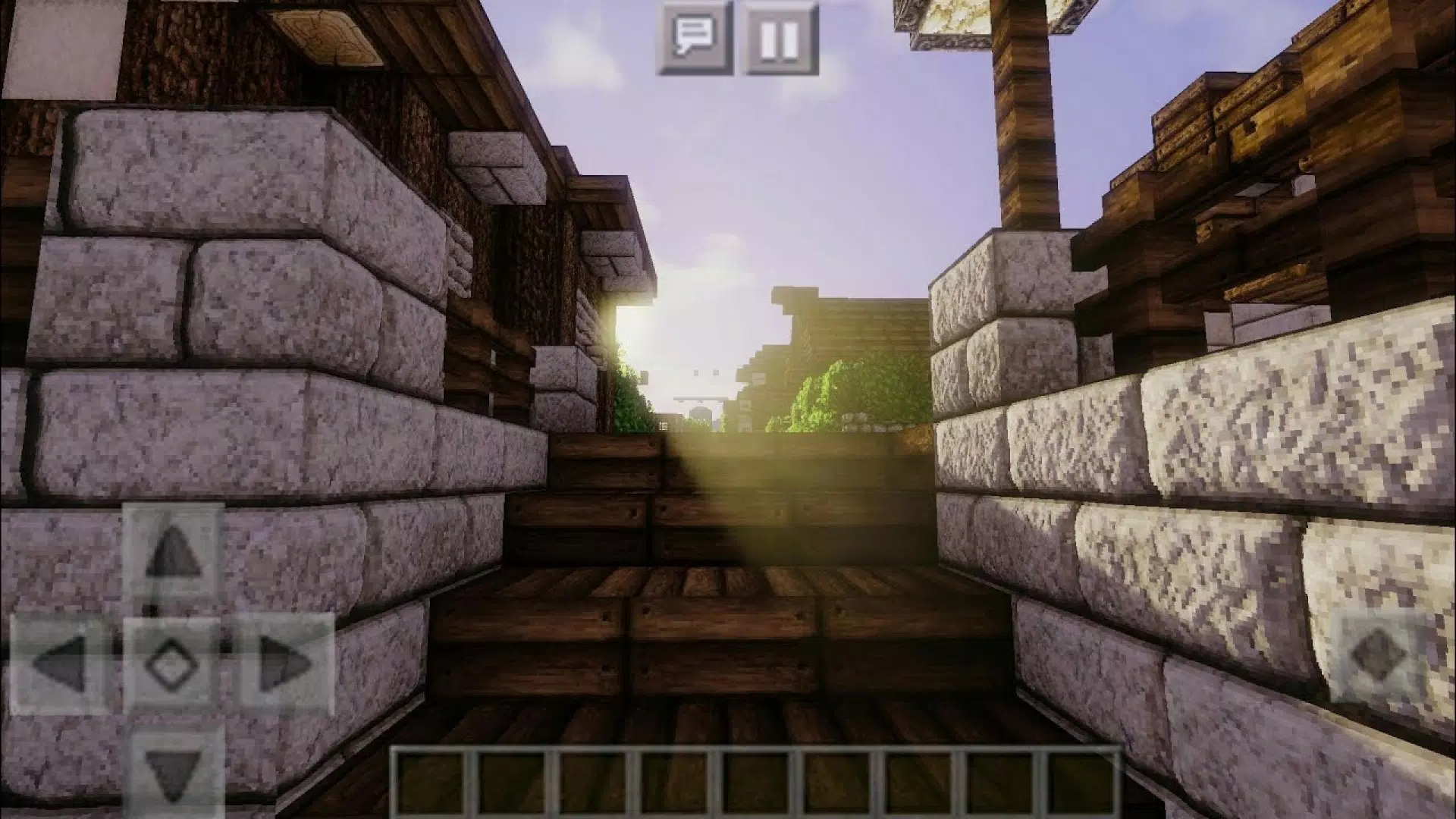 Screenshots of bedwars maps with shaders to use as wallpapers/computer  backgrounds part 2