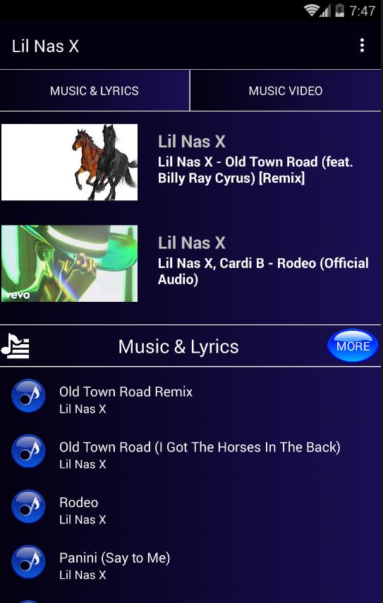 Lil Nas X For Android Apk Download - videos matching lil nas x old town road roblox music