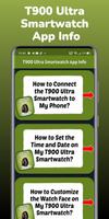 T900 Ultra Smartwatch App Info capture d'écran 1