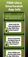 T900 Ultra Smartwatch App Info capture d'écran 2