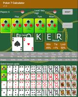 Poker 7 Calculator captura de pantalla 1