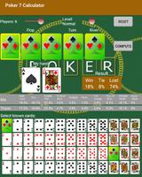 Poker 7 Calculator capture d'écran 1