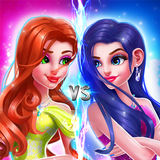 Ice VS Fire Princess Makeup أيقونة