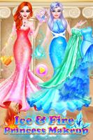 Ice VS Fire Princess Makeup-poster