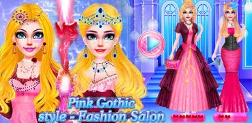 Pink Gothic Fashion Style