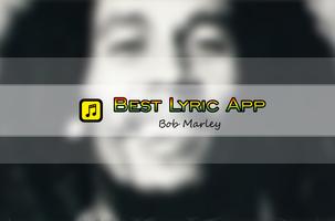 Bob Marley Songtexte -Vollstän Plakat