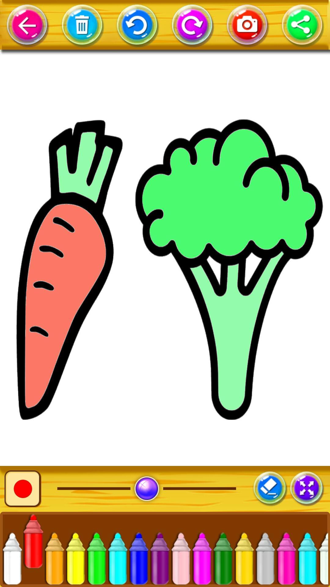 Mewarnai Buah dan Sayur Untuk Anak Anak for Android APK