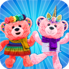 Build A Dancing Teddy Bear! Furry Rainbow Dancer icon