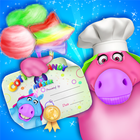 Mr. Fat Unicorn Cotton Candy Maker! DIY Cooking ไอคอน