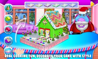 DIY Gingerbread House Cake Mak captura de pantalla 3