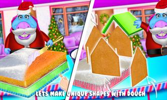 DIY Gingerbread House Cake Mak capture d'écran 2