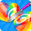 Rainbow Swiss Roll Cake Maker! APK