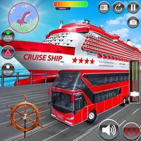 Ship Games: Bus Driving Games ภาพหน้าจอ 1