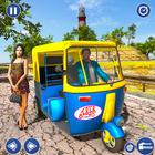 City Taxi Auto Rickshaw Game simgesi