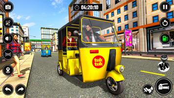 City Taxi Auto Rickshaw Game Ekran Görüntüsü 1