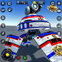US Police Robot Shooting Games XAPK download