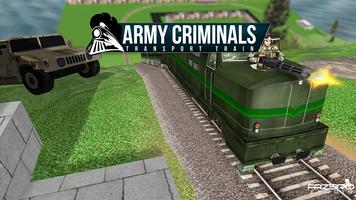 US Army Train Prisoner: Criminal Transporter Train पोस्टर