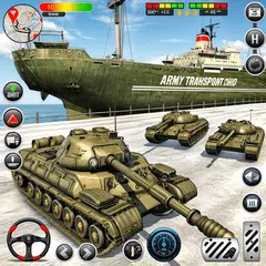 Скачать Army Transport Tank Ship Games XAPK