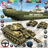 Army Transport Tank Ship Games icono