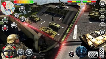 軍 トランスポート タンク 船 ゲーム スクリーンショット 1