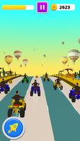 Quad Bike Traffic Shooting Gam تصوير الشاشة 3