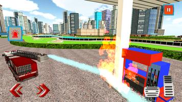 American Fire Truck Simulator imagem de tela 3
