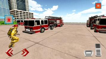 American Fire Truck Simulator تصوير الشاشة 1
