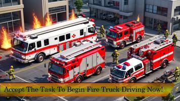 Firefighter Fire Truck Driving تصوير الشاشة 2