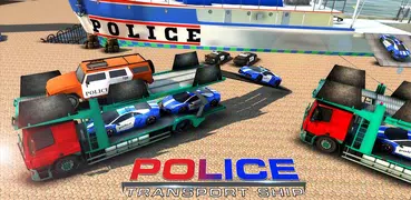 Polizei Schiff Transporter Spiel - Auto Spiel