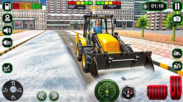 Snow Plow Excavator Simulator poster